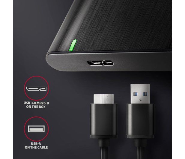 Axagon EE25-A6M, USB 3.2 Gen 1 - SATA 6G 2.5" RAW box, bezśrubowy - 1353409 - zdjęcie 2
